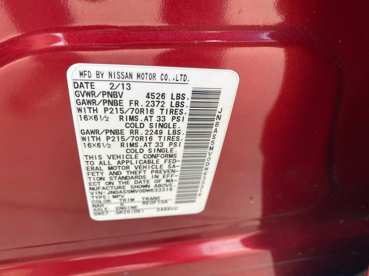 Used 2013 Nissan Rogue S image 17