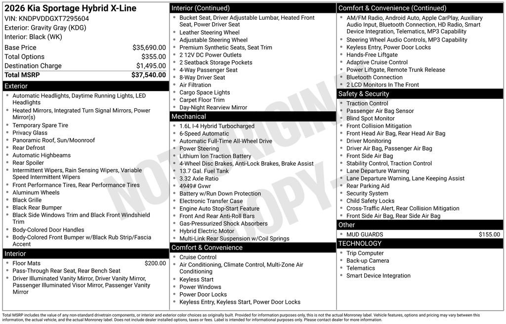 New 2026 Kia Sportage X-Line video 2