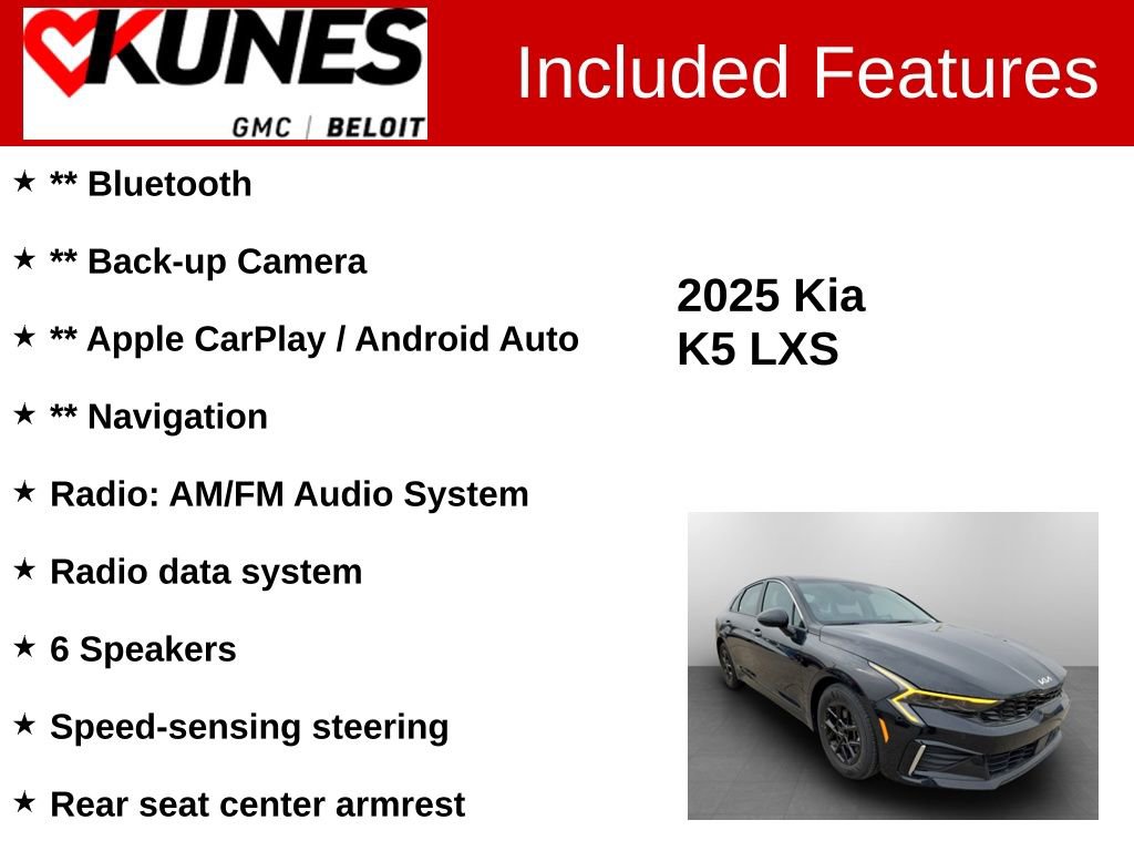 Used 2025 Kia K5 LXS image 2