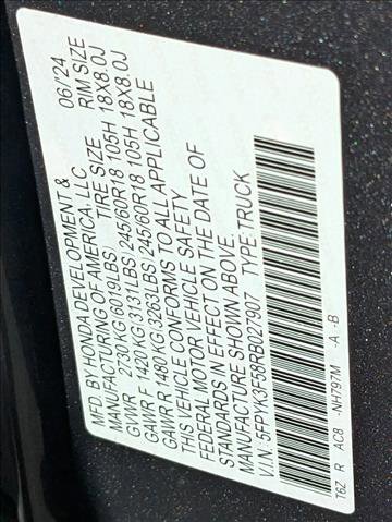 Used 2024 Honda Ridgeline RTL image 15