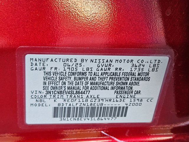 Used 2025 Nissan Versa SV w/ Trunk Package image 22