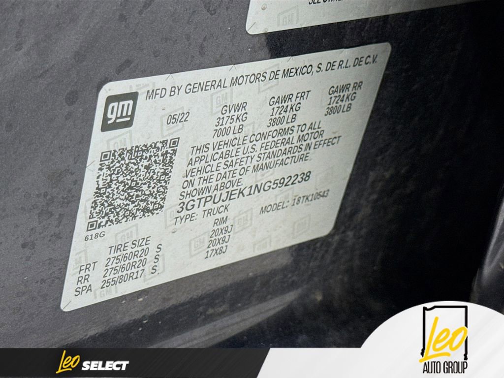 Used 2022 GMC Sierra 1500 Elevation AWD/4WD image 34
