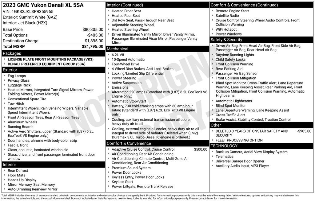 Certified 2023 GMC Yukon XL Denali image 35