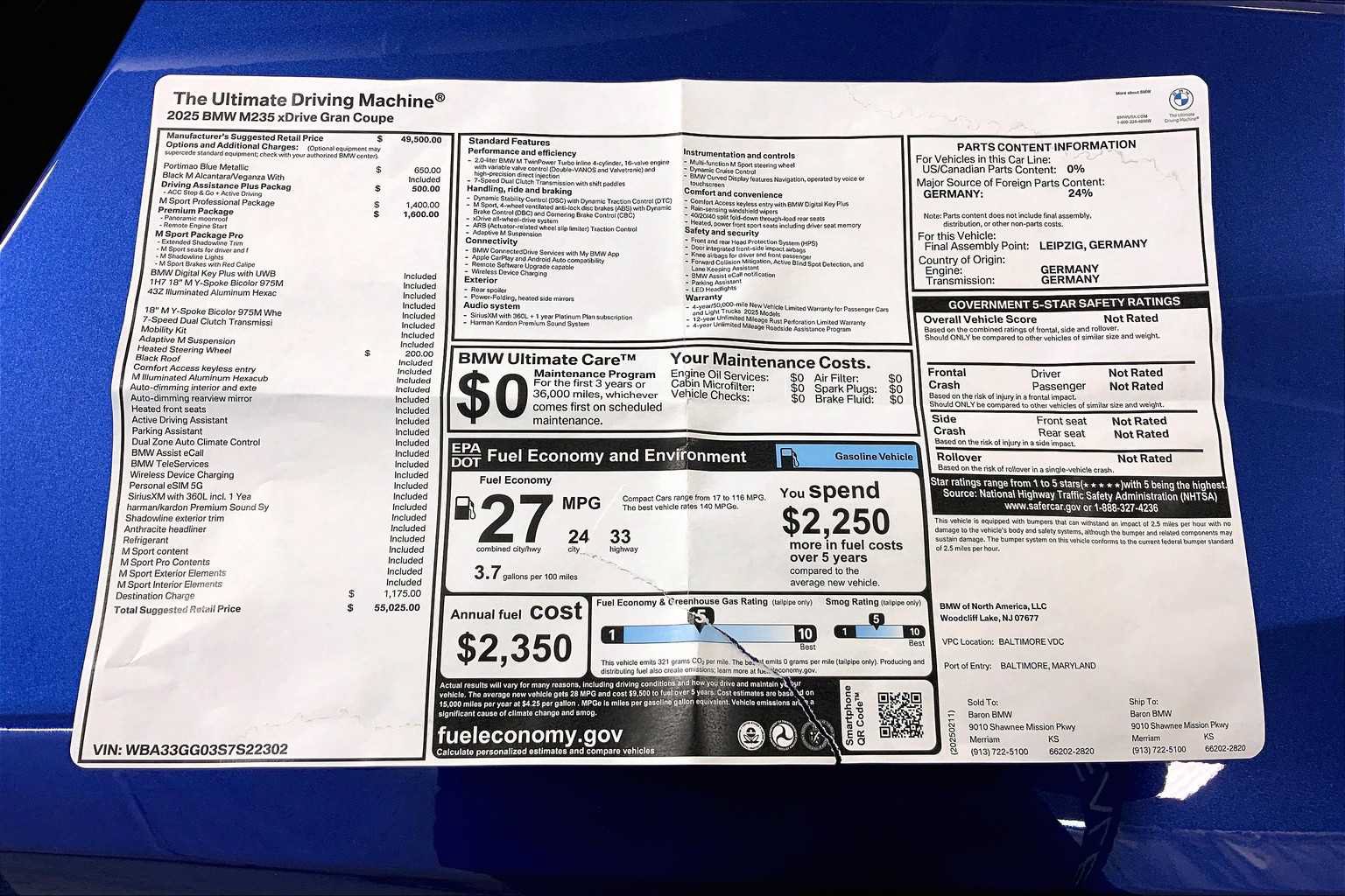 New 2025 BMW M235i xDrive w/ Premium Package AWD/4WD image 22