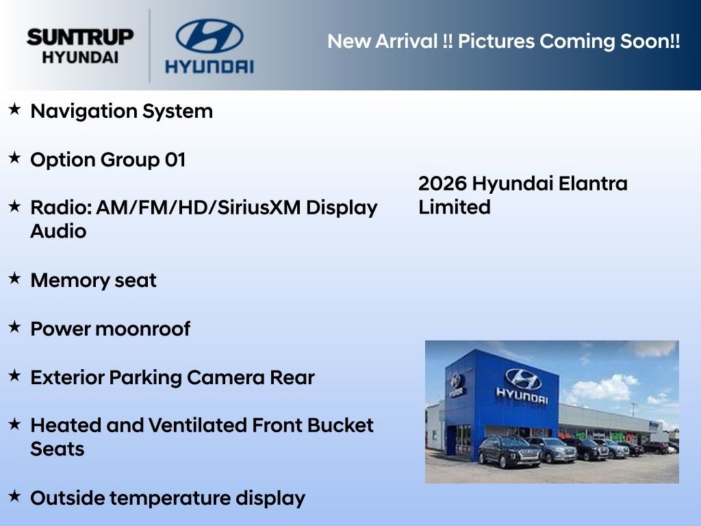 New 2026 Hyundai Elantra Limited FWD image 2