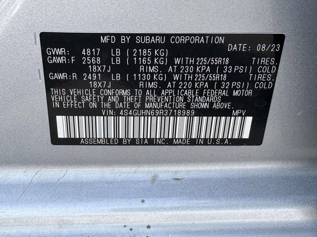 Certified 2024 Subaru Crosstrek 2.5i Limited AWD/4WD image 27