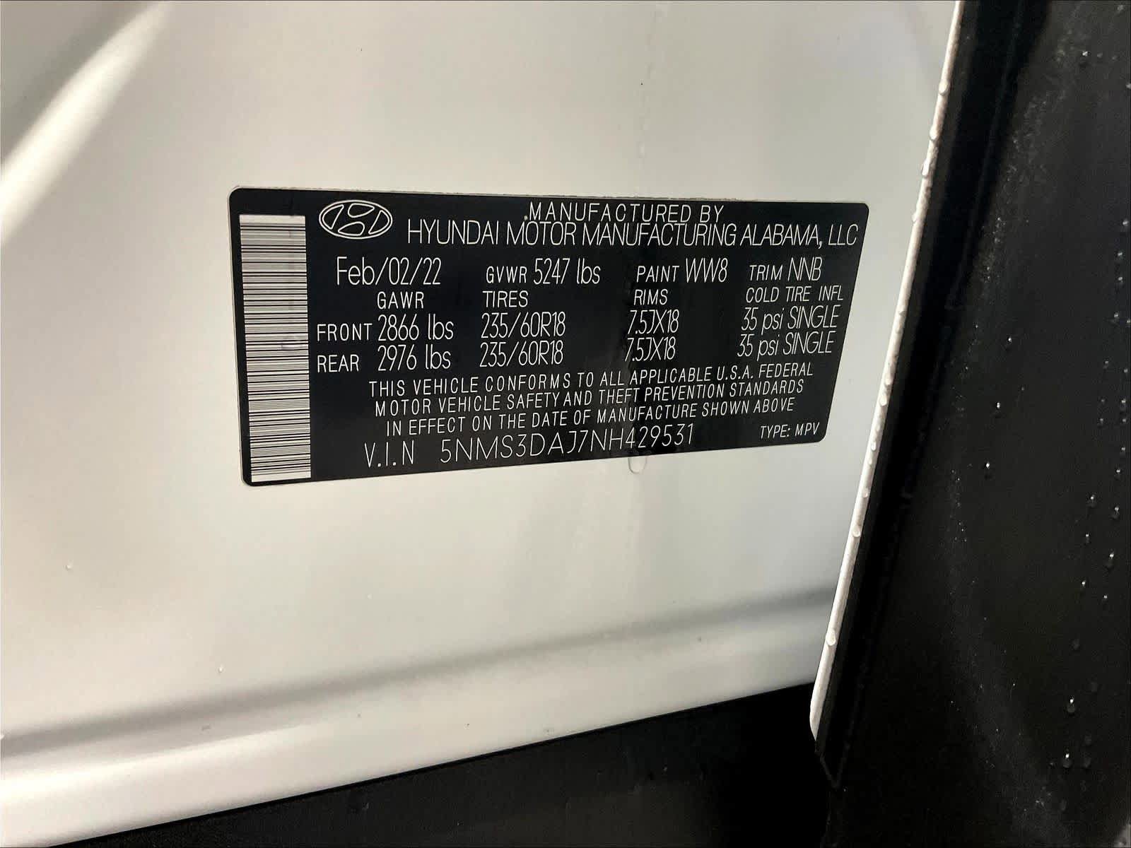 Used 2022 Hyundai Santa Fe SEL w/ Convenience + Premium Package AWD/4WD image 36