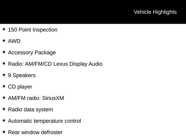 Used 2019 Lexus RX 350L AWD w/ Accessory Package image 2