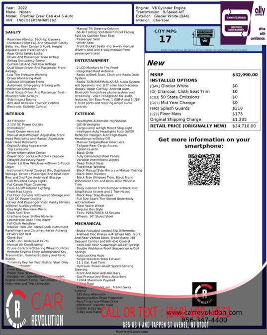 Used 2022 Nissan Frontier S image 9