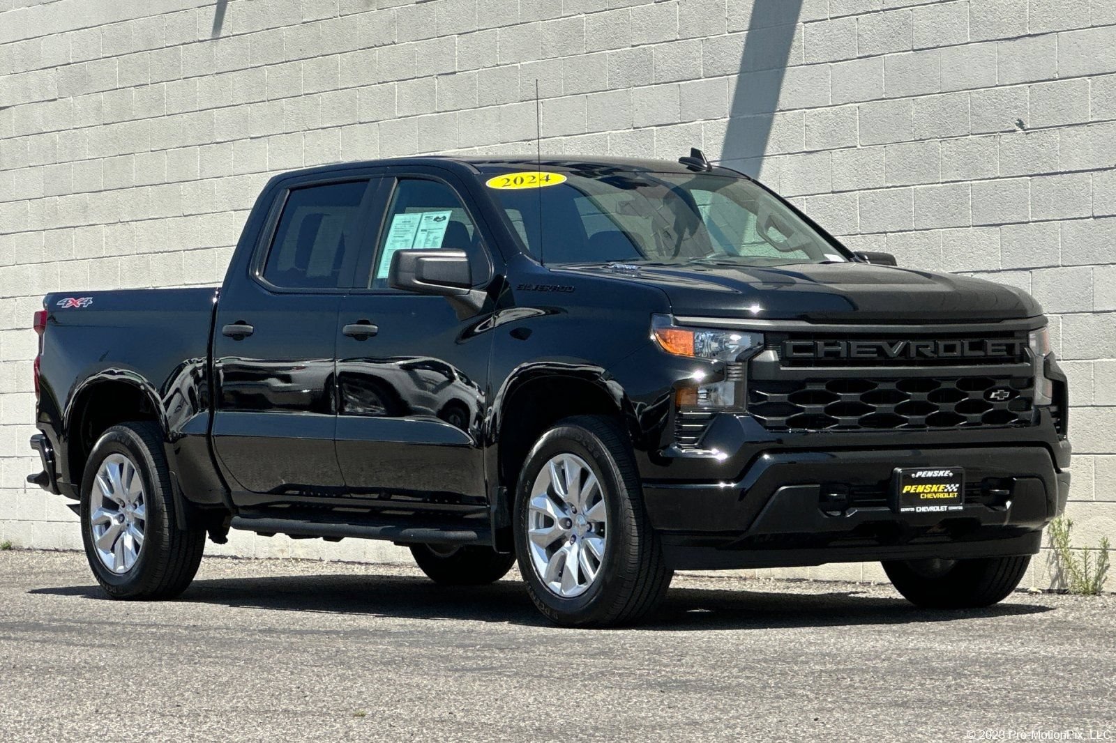 Certified 2024 Chevrolet Silverado 1500 Custom w/ LPO, Dark Essentials Package AWD/4WD image 1
