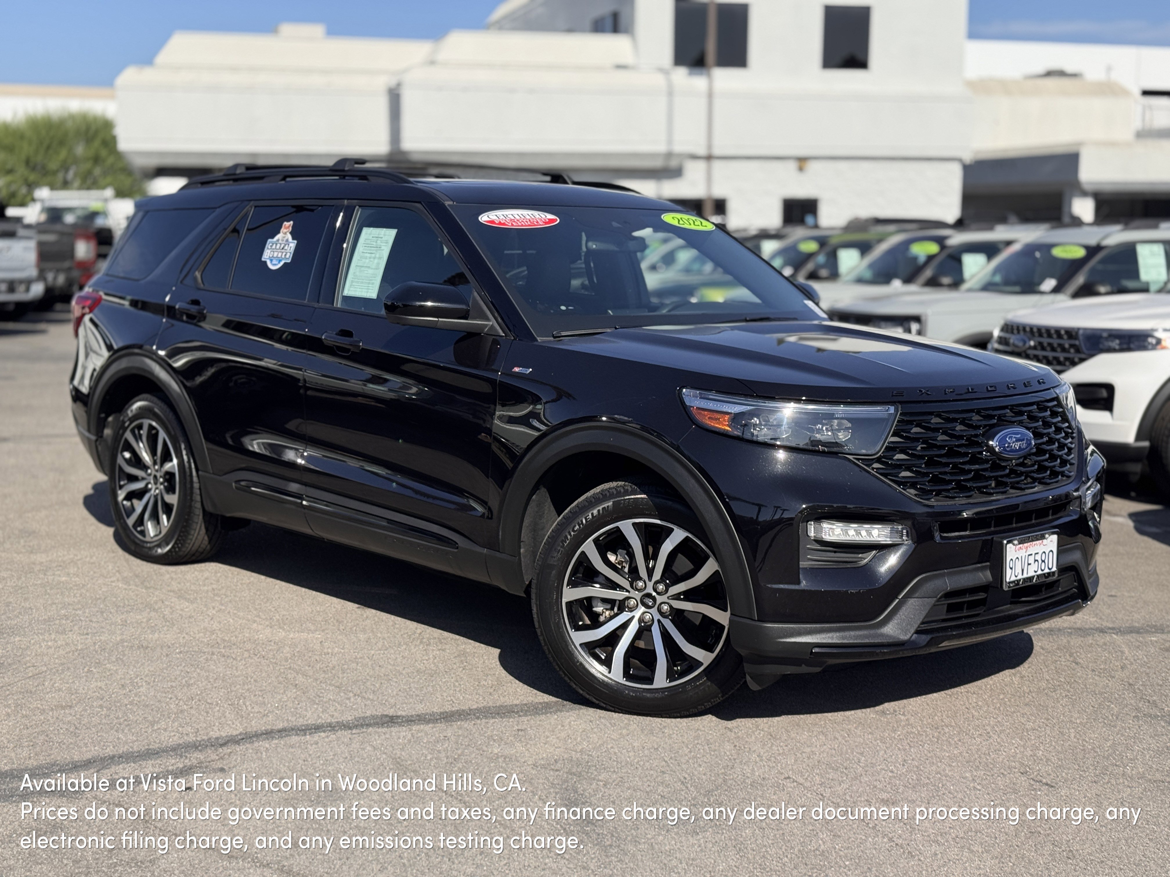 Certified 2022 Ford Explorer ST-Line w/ Class IV Trailer Tow Package