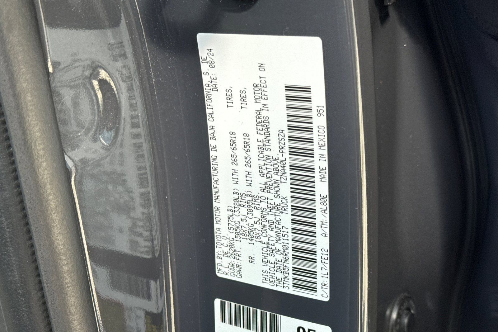 Certified 2024 Toyota Tacoma TRD Sport image 35