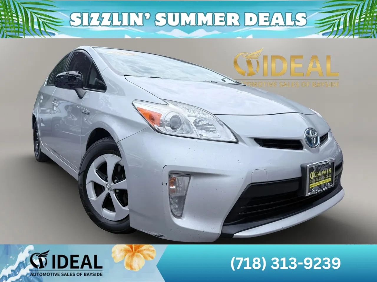 Used 2015 Toyota Prius Three w/ Solar Roof Package FWD image 1