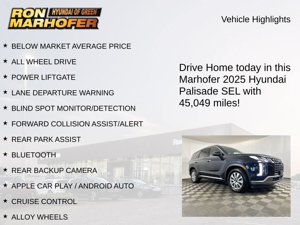 Used 2025 Hyundai Palisade SEL AWD/4WD image 14