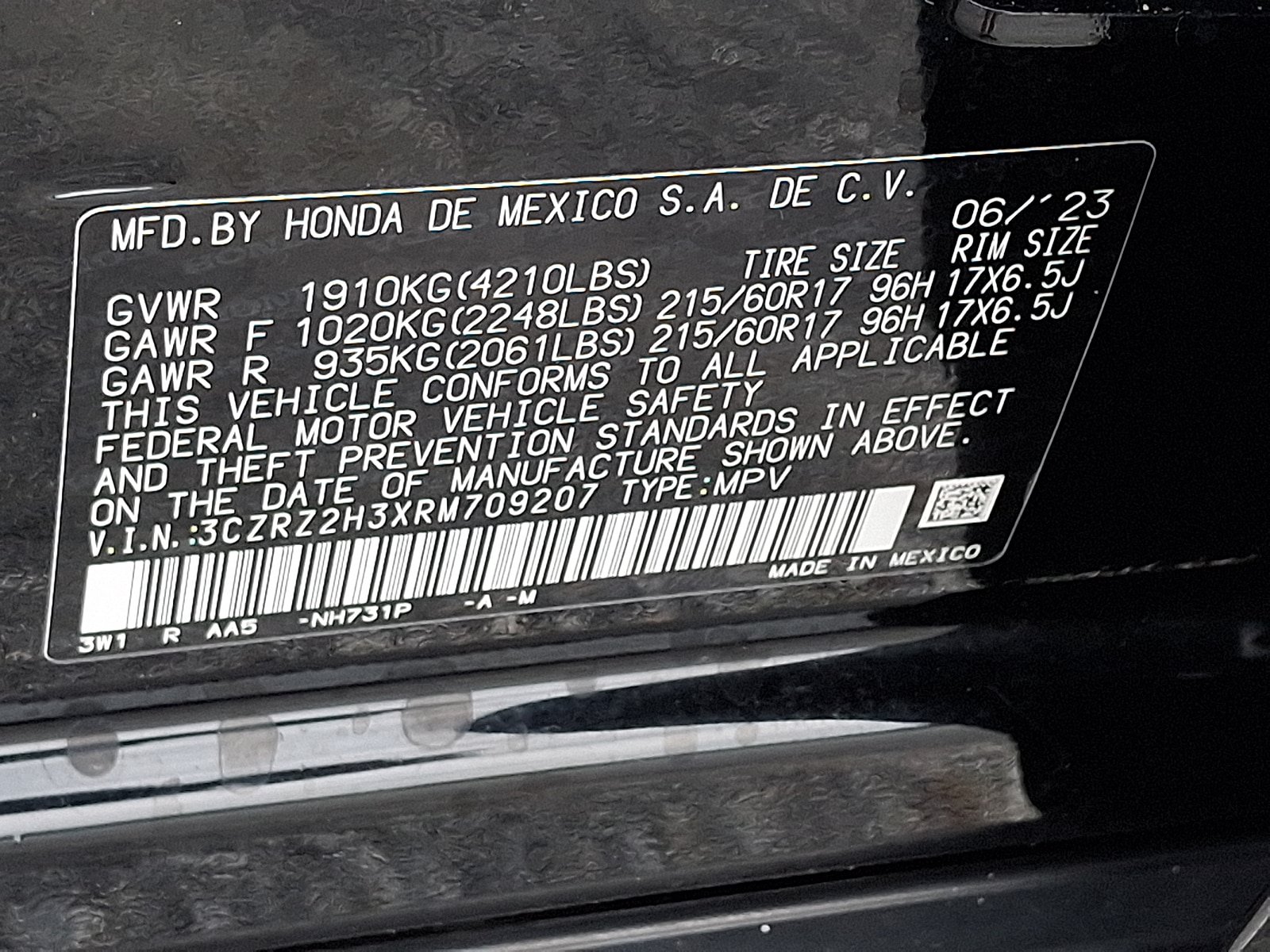 Used 2024 Honda HR-V LX image 26
