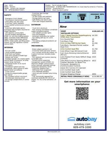 Used 2012 Porsche 911 Carrera 4S image 7