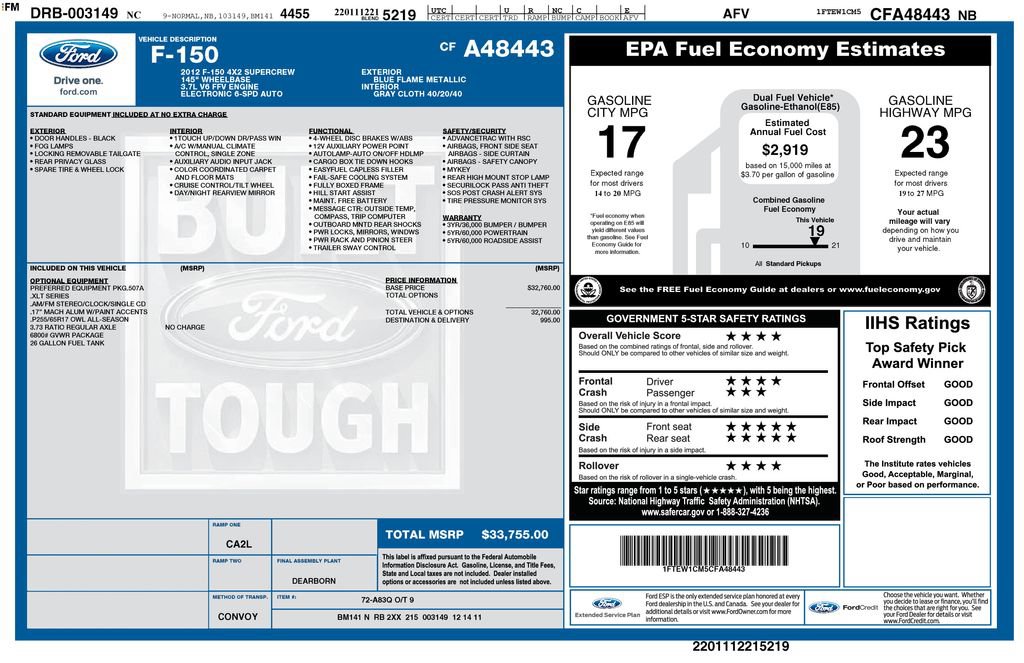 Used 2012 Ford F150 XLT RWD image 15