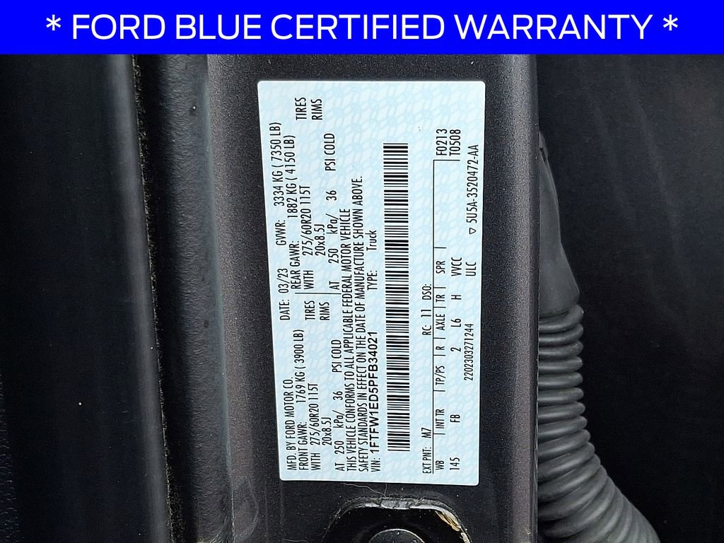 Certified 2023 Ford F150 XLT w/ Equipment Group 302A High image 27