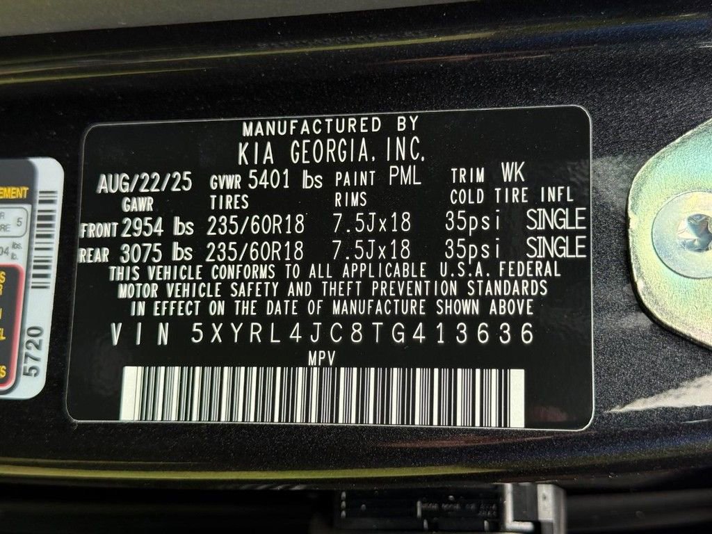 New 2026 Kia Sorento S w/ S Panoramic Sunroof Package image 26