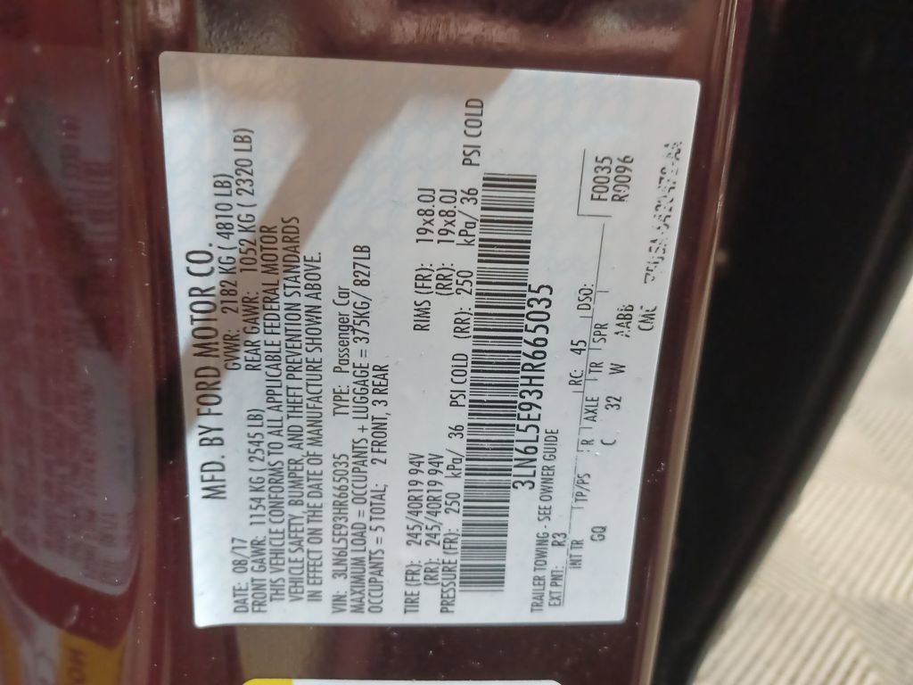 Used 2017 Lincoln MKZ Reserve w/ Climate Package image 27