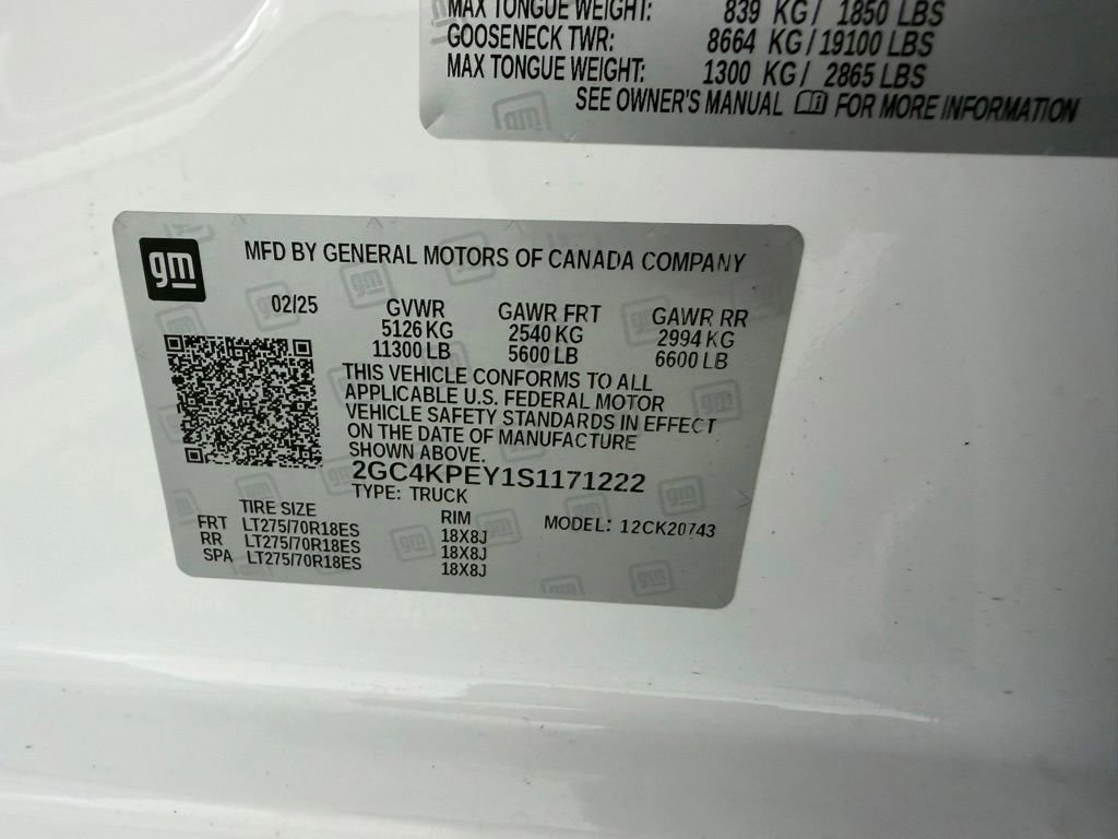Used 2025 Chevrolet Silverado 2500 LTZ w/ LTZ Convenience Package AWD/4WD image 38
