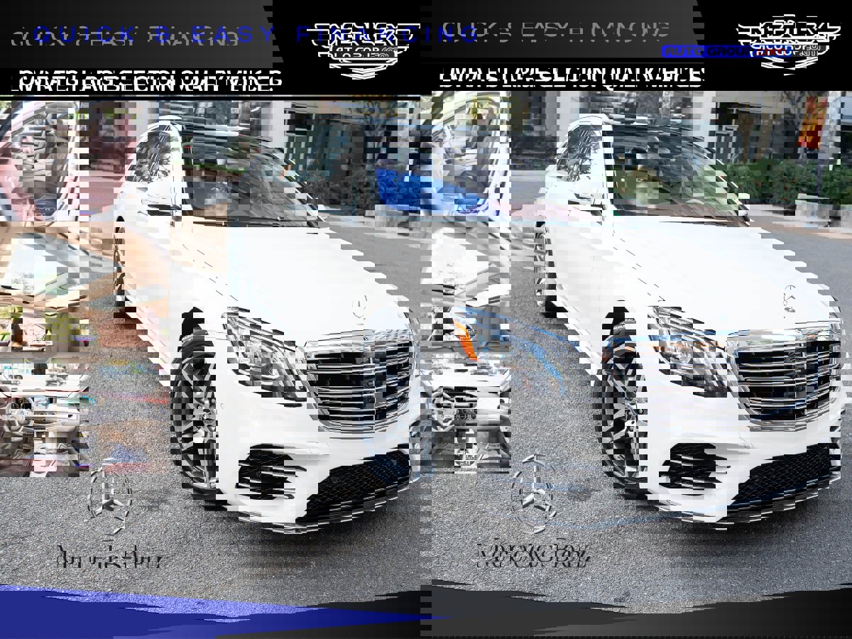 Used 2018 Mercedes-Benz S 560 4MATIC Sedan w/ AMG Line Exterior image 1
