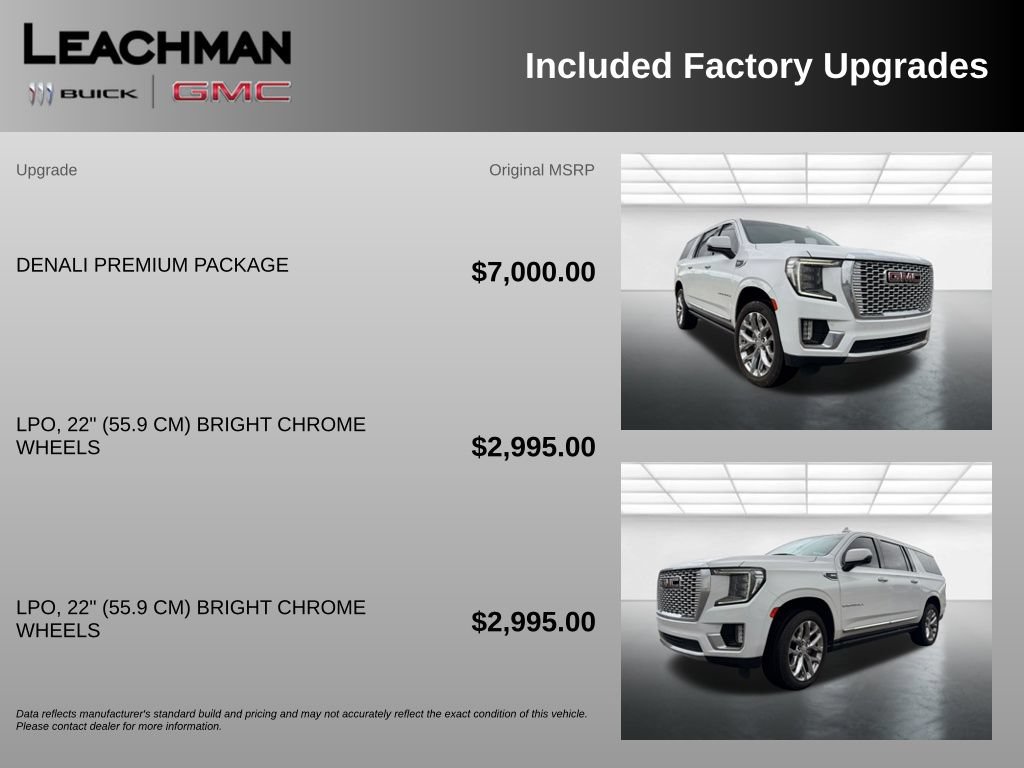 Used 2021 GMC Yukon XL Denali w/ Denali Premium Package AWD/4WD image 11
