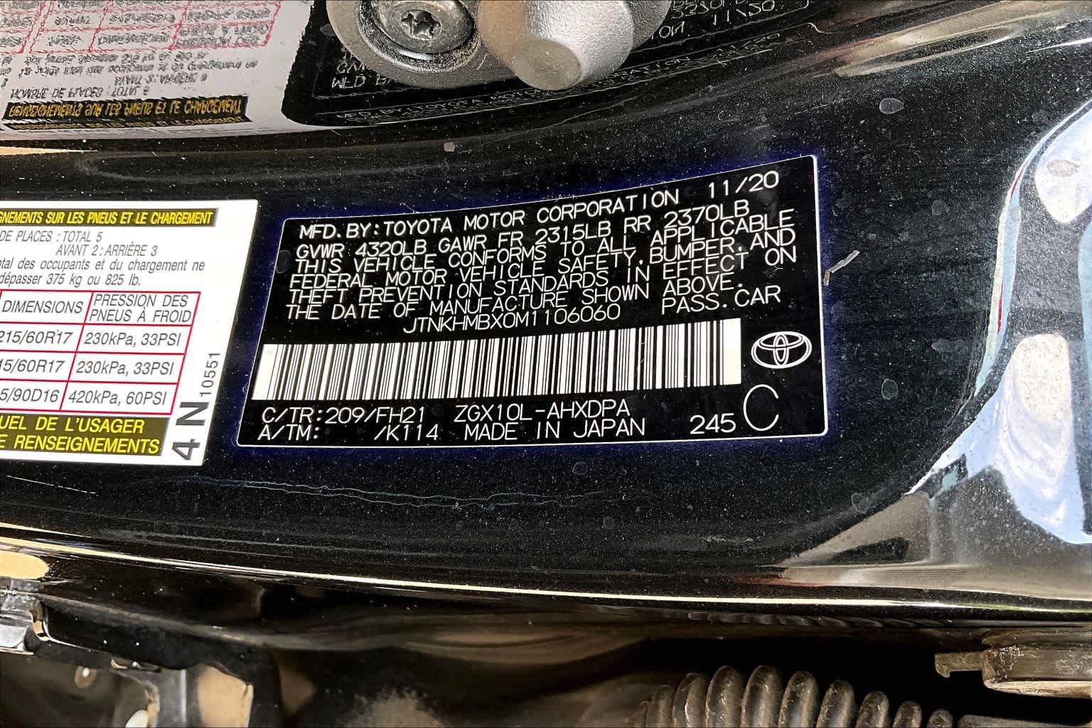 Used 2021 Toyota C-HR LE FWD image 34