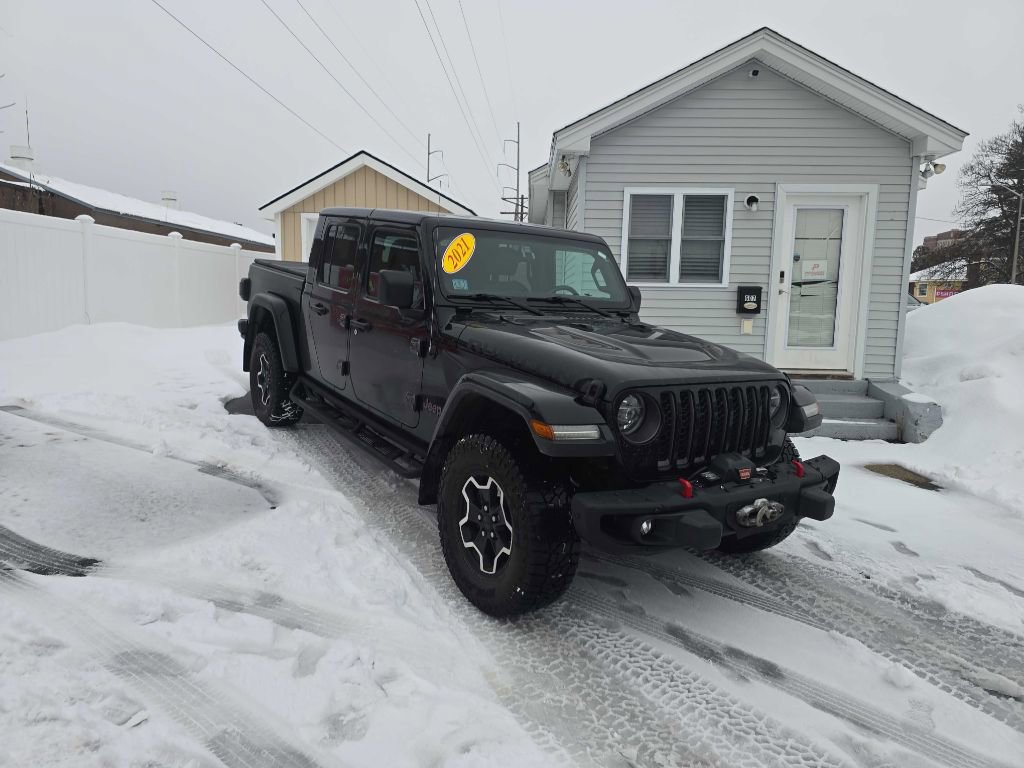 Used 2021 Jeep Gladiator Rubicon w/ Uconnect 4C Nav & Sound Group image 2