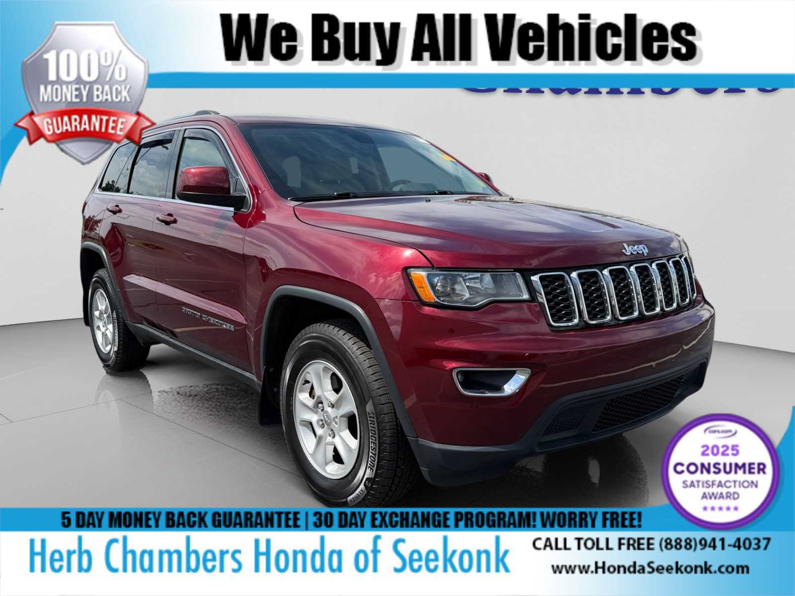 Used 2017 Jeep Grand Cherokee Laredo w/ Quick Order Package 23E