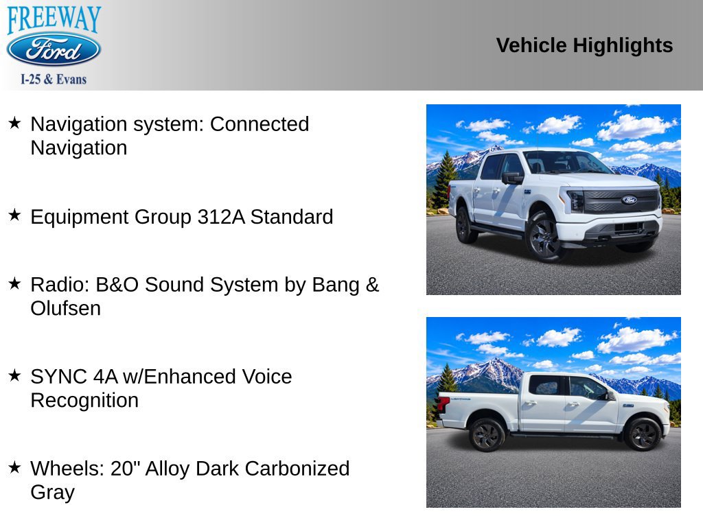 Used 2024 Ford F150 Lightning Flash AWD/4WD image 2