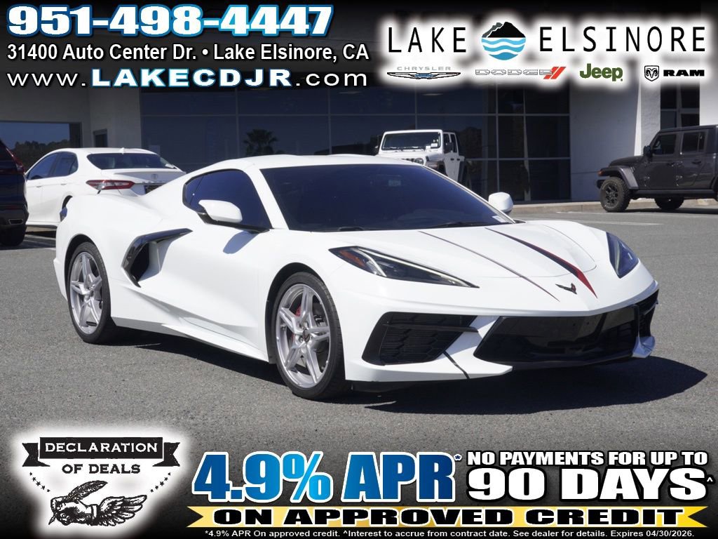 Used 2021 Chevrolet Corvette Stingray Coupe w/ 1LT image 1