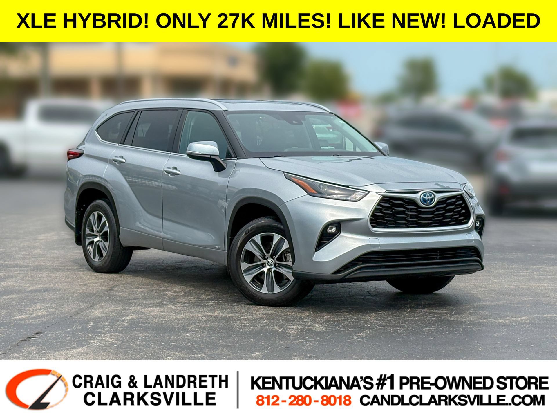 Used 2024 Toyota Highlander XLE AWD/4WD image 1