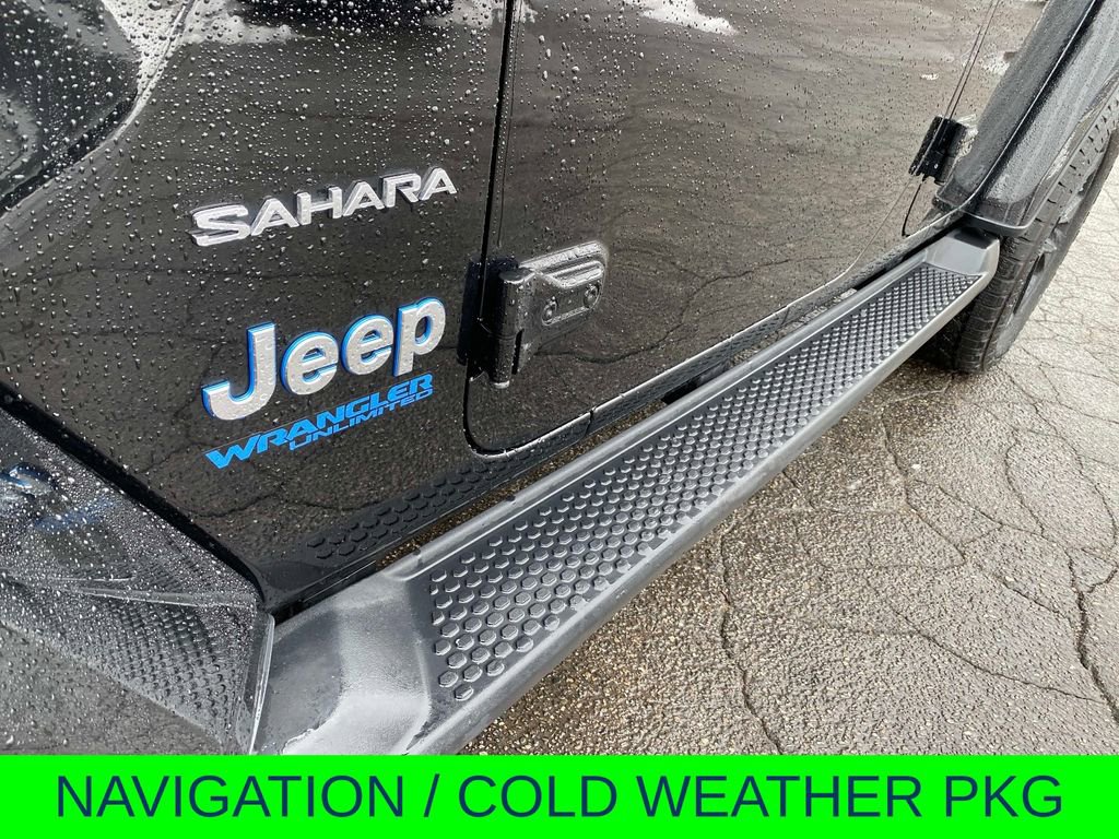 Used 2021 Jeep Wrangler Unlimited Sahara 4xe w/ Cold Weather Group image 11