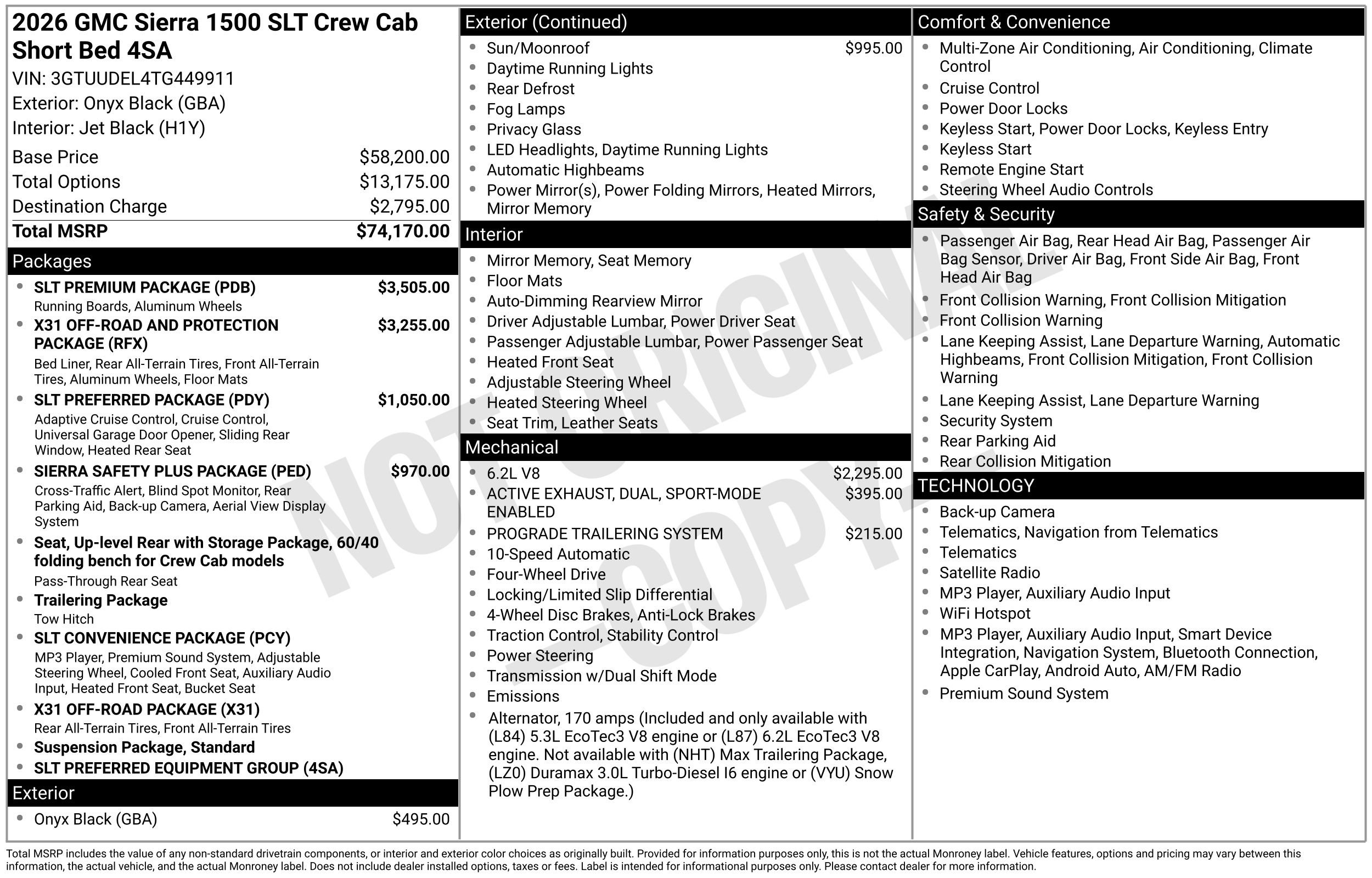 New 2026 GMC Sierra 1500 SLT w/ SLT Premium Package AWD/4WD image 44