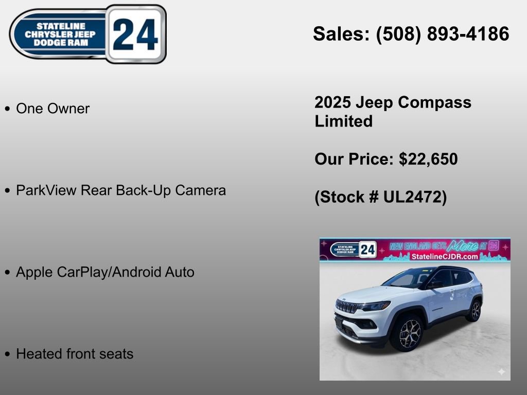 Used 2025 Jeep Compass Limited AWD/4WD image 6