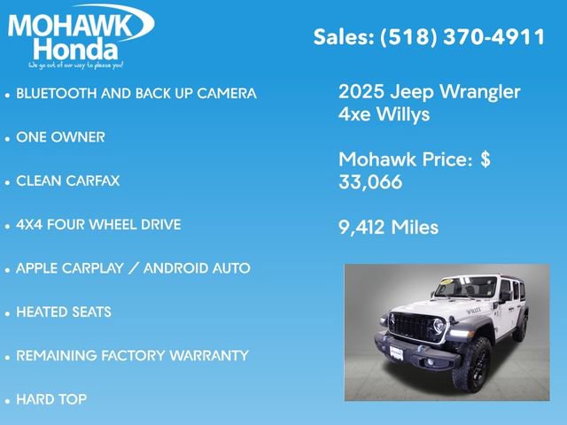 Used 2025 Jeep Wrangler Unlimited Sport S 4xe image 7
