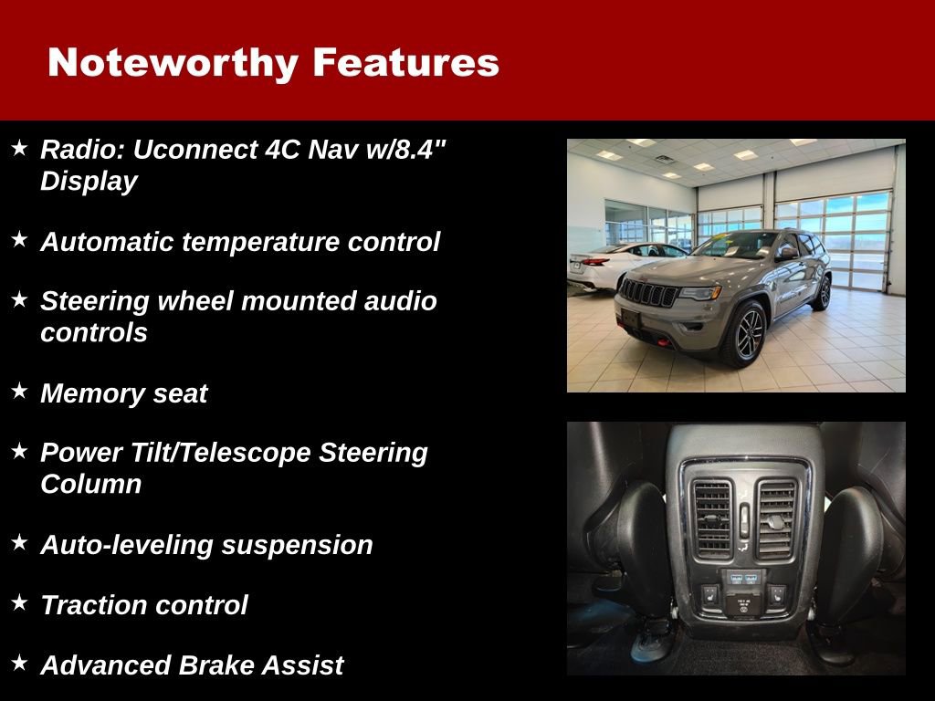 Used 2021 Jeep Grand Cherokee Trailhawk w/ Trailhawk Luxury Group image 12