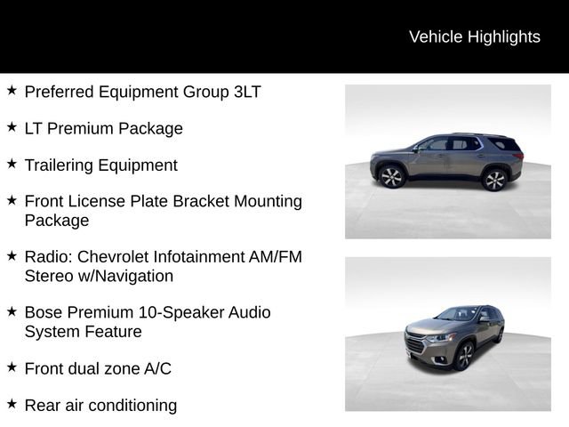 Used 2019 Chevrolet Traverse LT w/ LT Premium Package AWD/4WD image 10