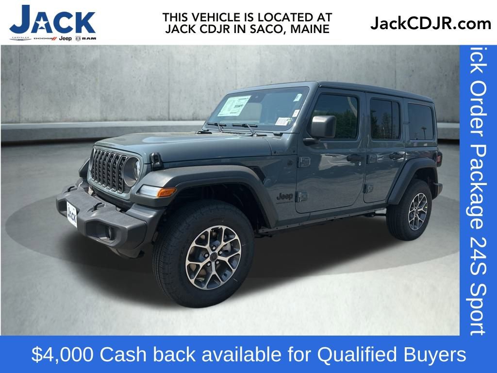 New 2025 Jeep Wrangler Sport S