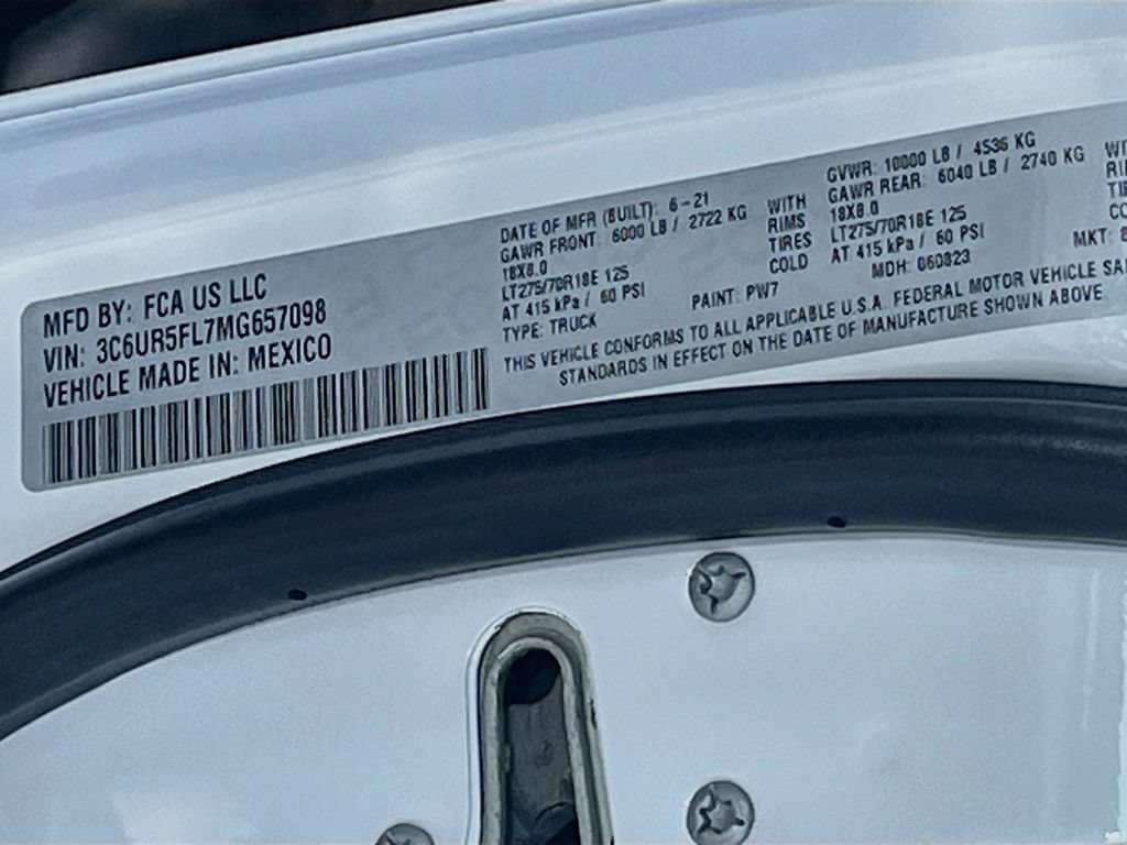 Used 2021 RAM 2500 Laramie AWD/4WD image 33