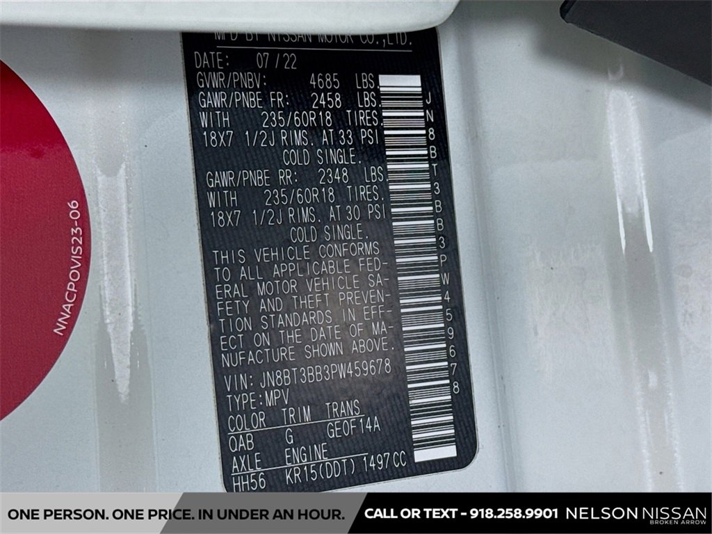 Certified 2023 Nissan Rogue SV image 30