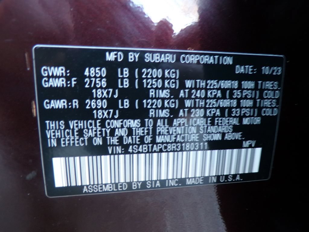 Used 2024 Subaru Outback Touring AWD/4WD image 31