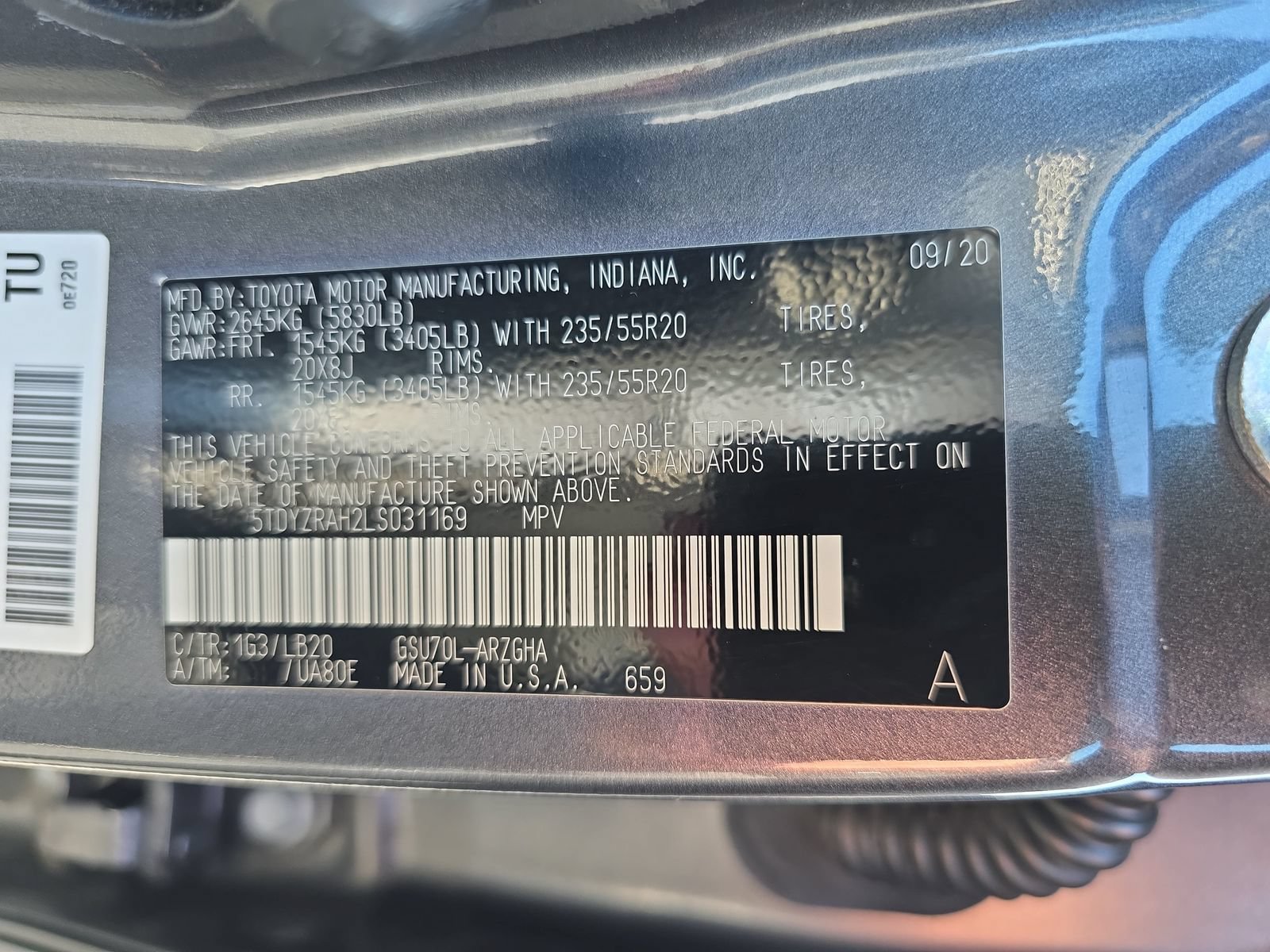 Used 2020 Toyota Highlander Limited FWD image 36