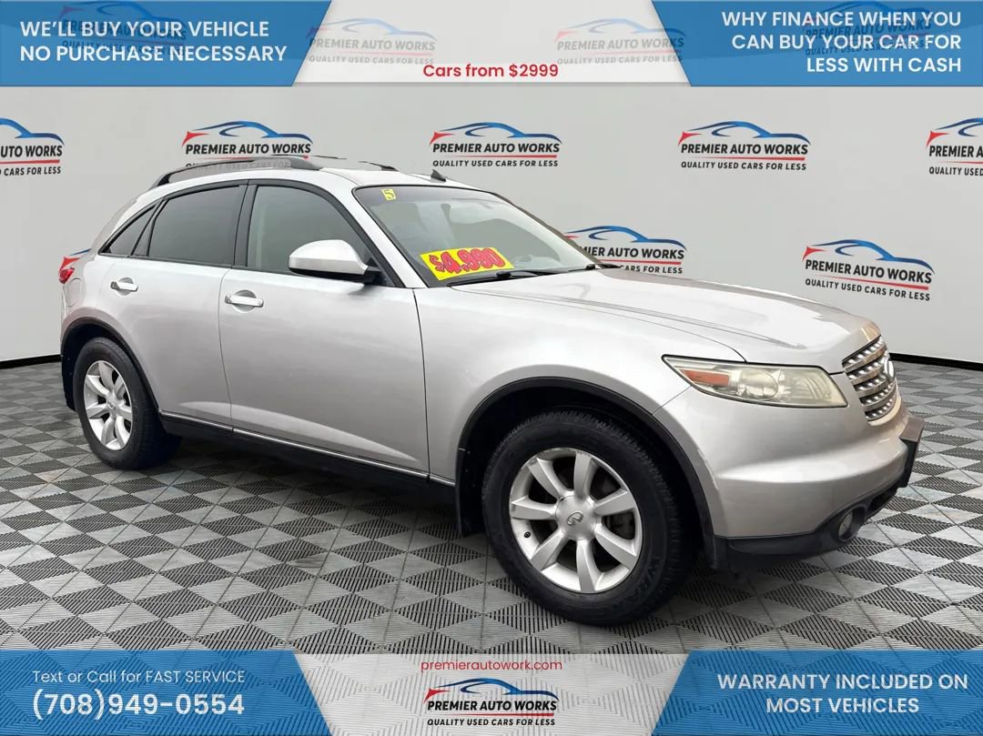 Used 2005 INFINITI FX35 AWD w/ (P01) Touring Pkg image 3