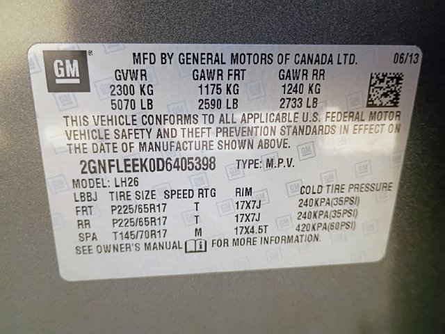 Used 2013 Chevrolet Equinox LT w/ Driver Convenience Package AWD/4WD image 22