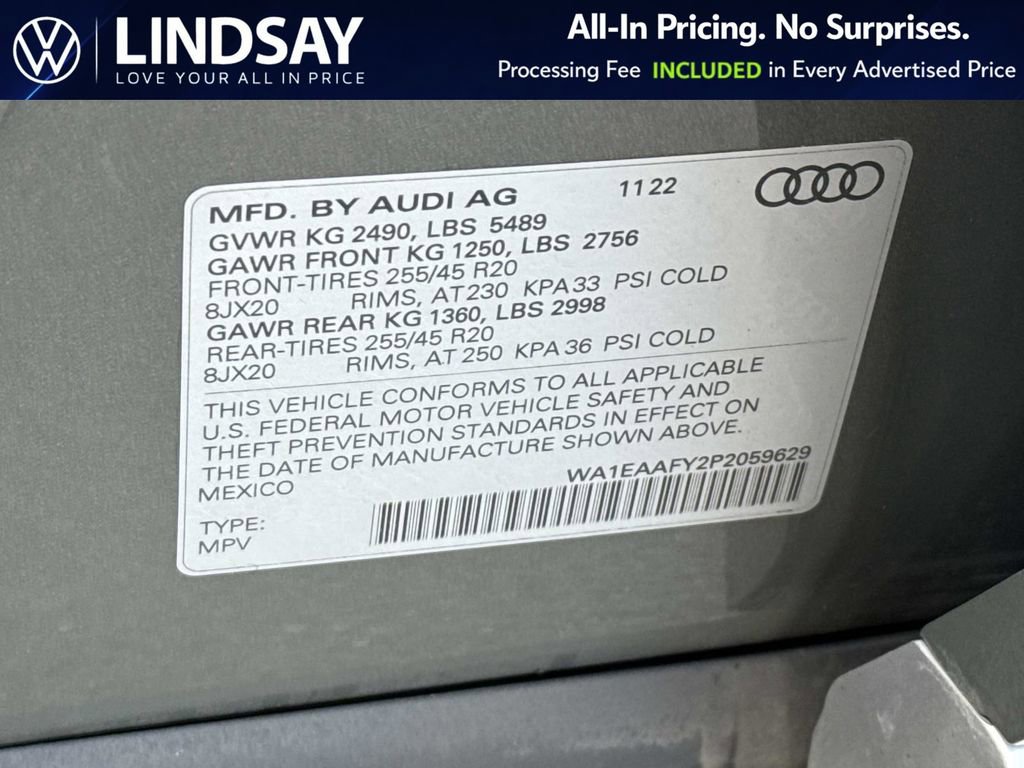 Used 2023 Audi Q5 2.0T Premium Plus w/ Premium Plus Package AWD/4WD image 26