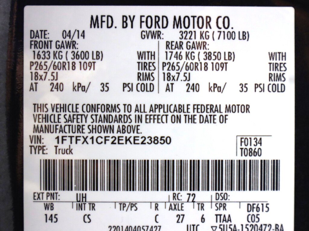 Used 2014 Ford F150 STX w/ Equipment Group 201A Mid image 38
