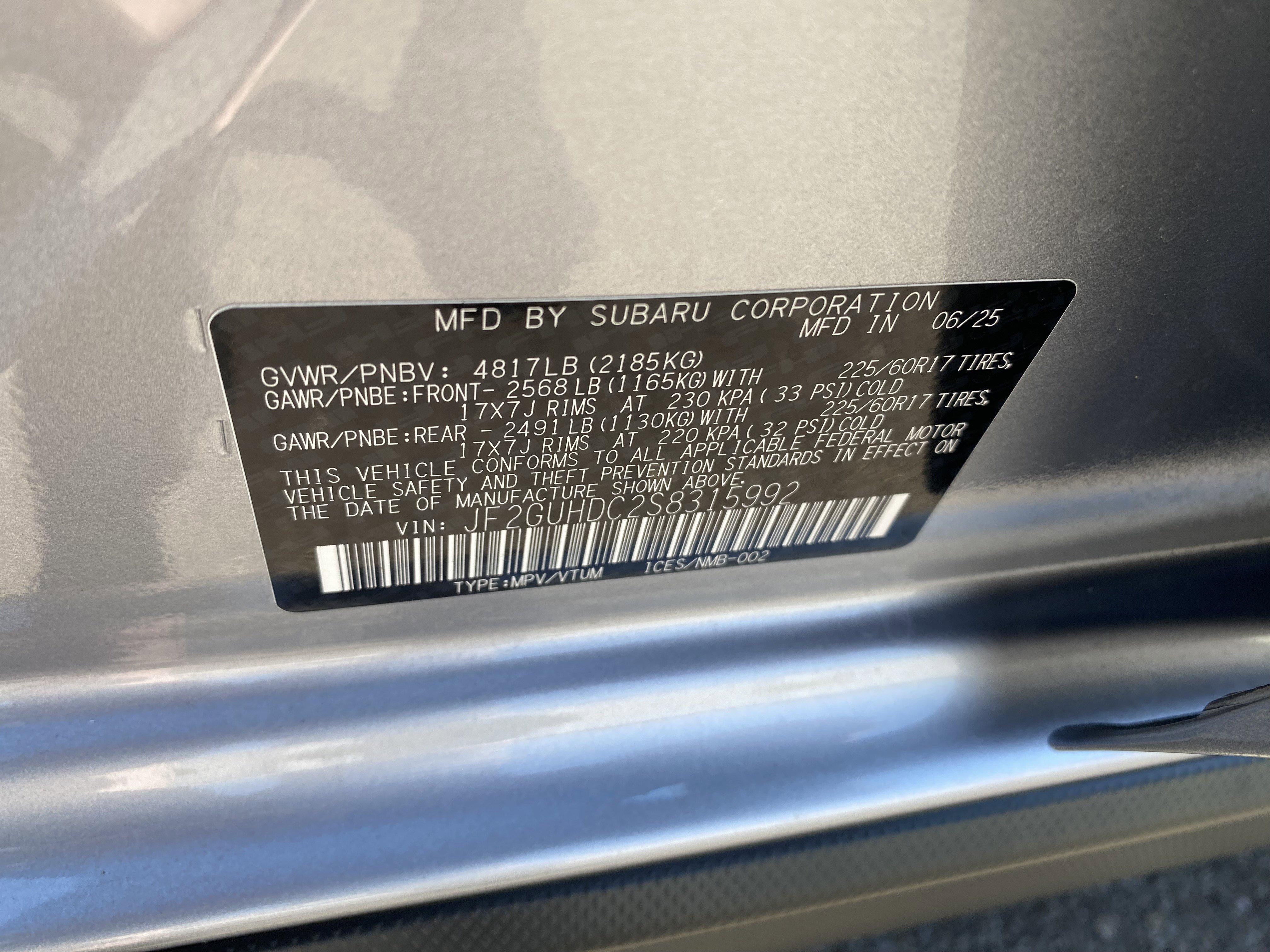 New 2025 Subaru Crosstrek 2.5i Premium image 27