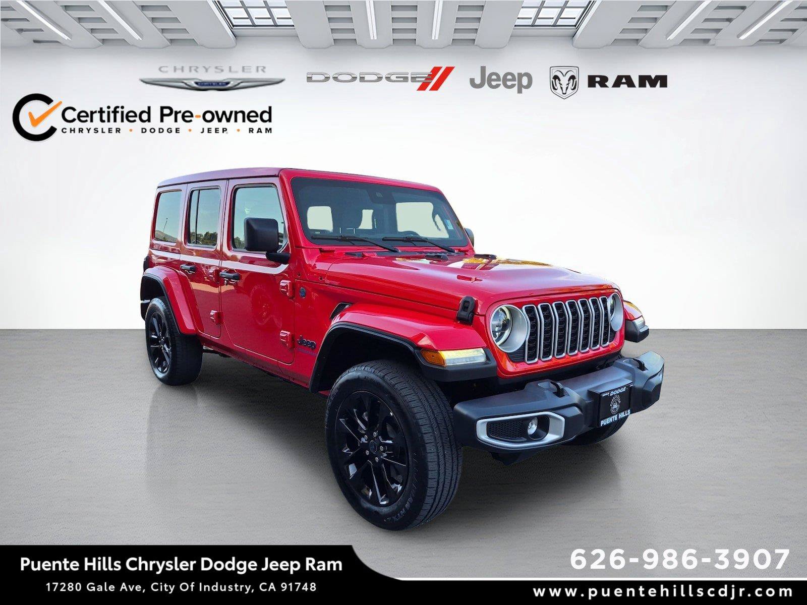 Certified 2025 Jeep Wrangler Unlimited Sahara w/ Safety Group